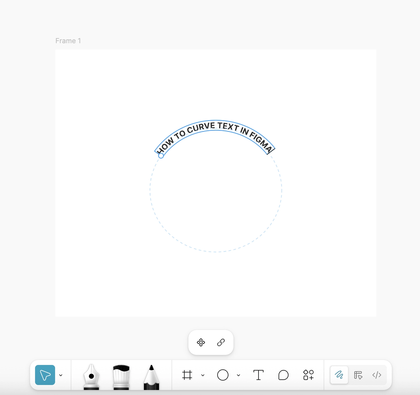 Figma Curve Text