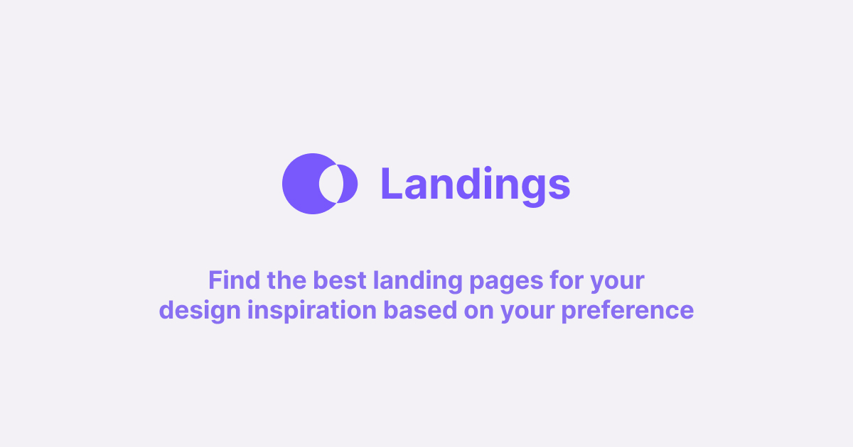 Landings - Landing Page Examples